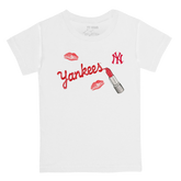 New York Yankees Lipstick Kid's Tee Shirt - Tiny Turnip