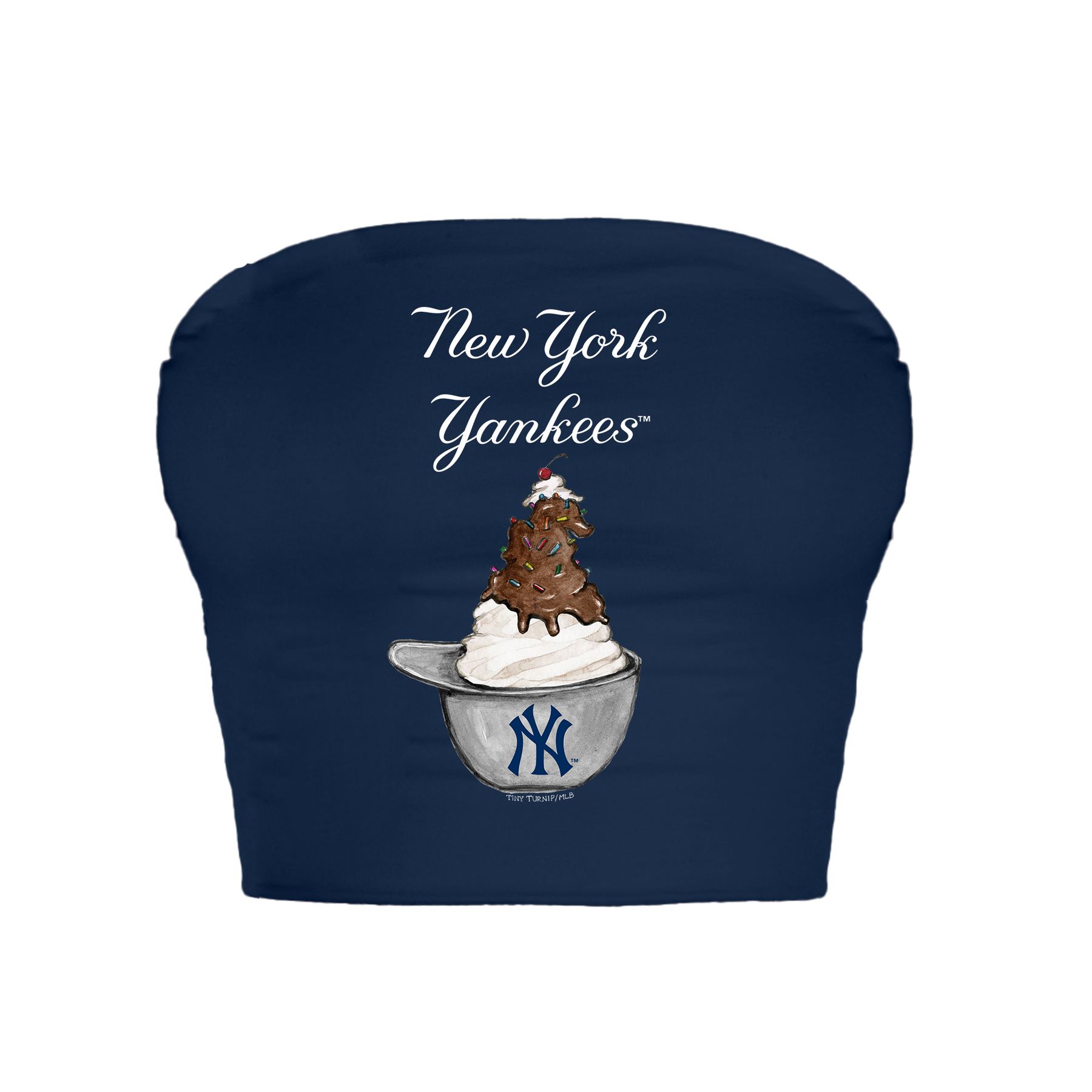 New York Yankees Sundae Helmet Crop Tube Top