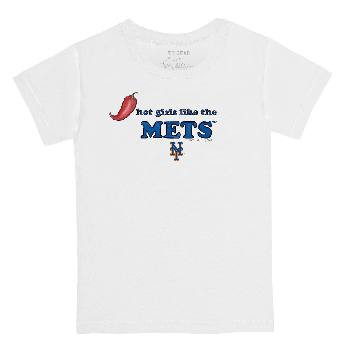 New York Mets Hot Girls Women's Baby Tee Shirt