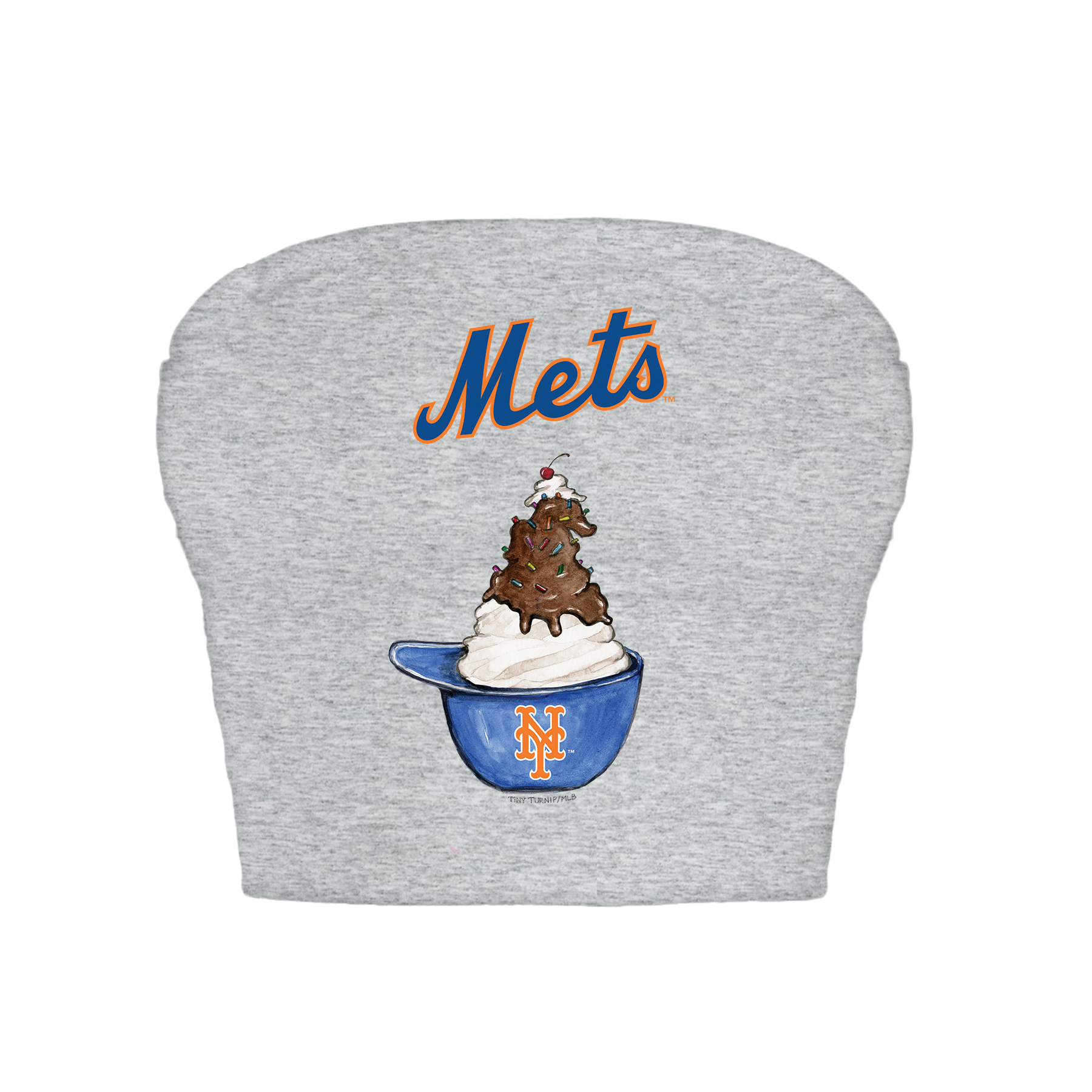 New York Mets Sundae Helmet Crop Tube Top