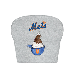 New York Mets Sundae Helmet Crop Tube Top