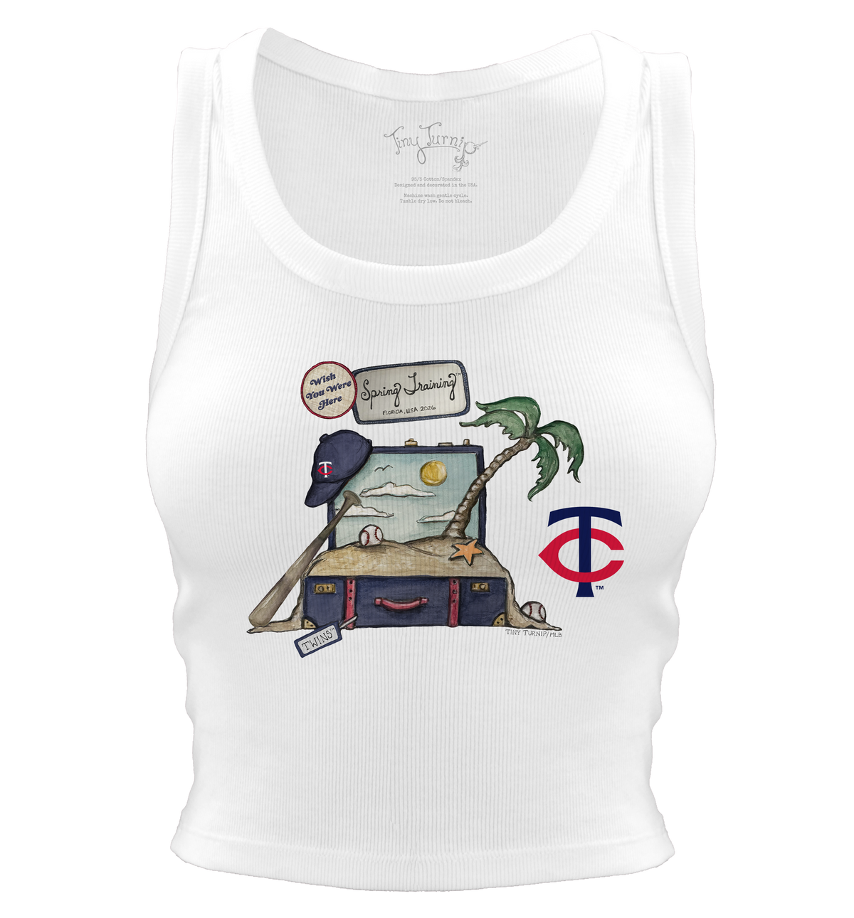 Minnesota Twins Spring Training 2026 Crop Tank - Tiny Turnip