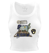 Milwaukee Brewers Spring Training 2026 Crop Tank - Tiny Turnip