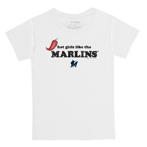 Miami Marlins Hot Girls Women's Baby Tee Shirt