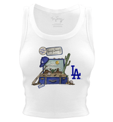 Los Angeles Dodgers Spring Training 2026 Crop Tank - Tiny Turnip