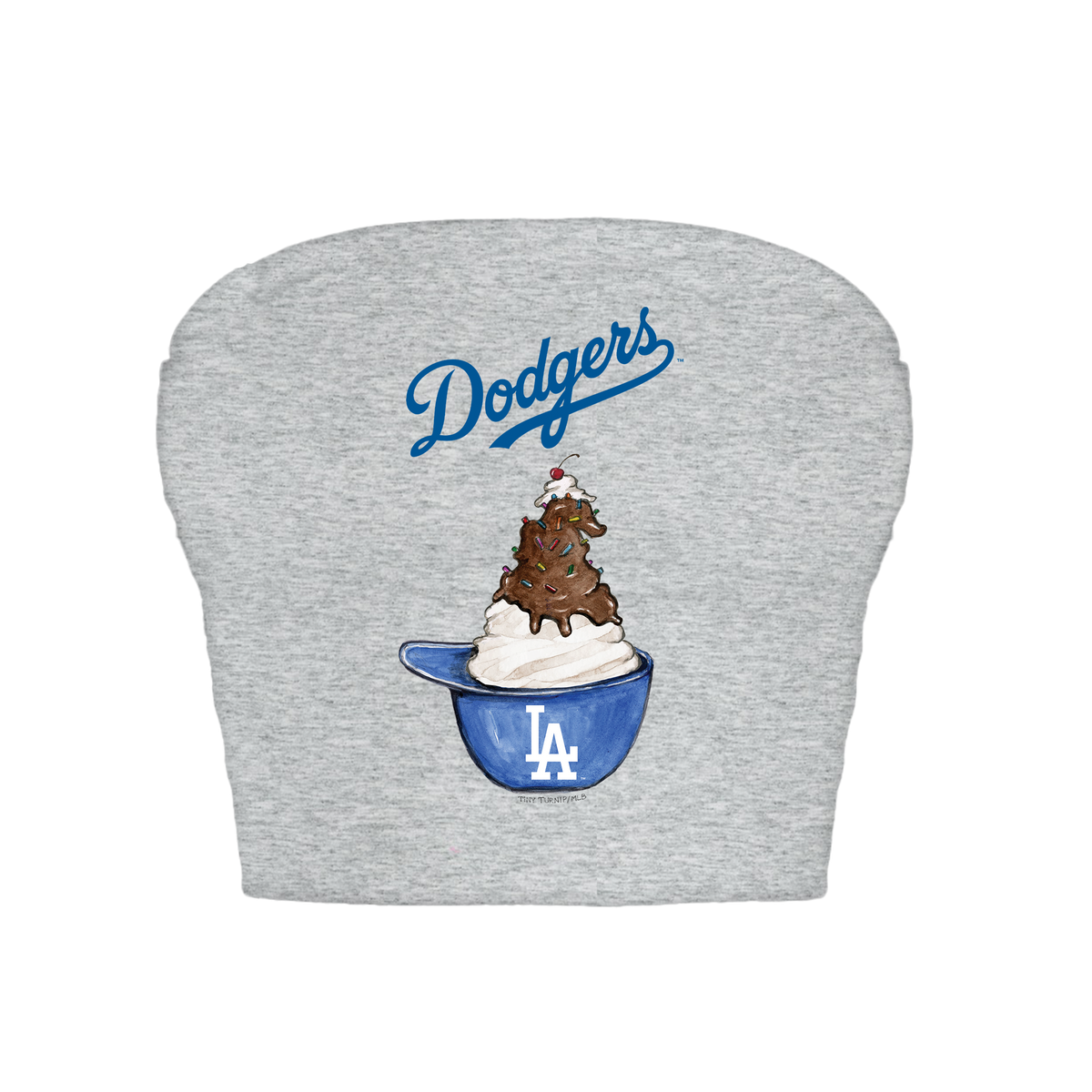 Los Angeles Dodgers Sundae Helmet Crop Tube Top