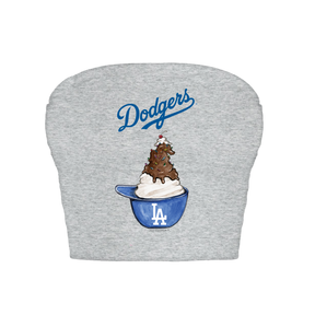 Los Angeles Dodgers Sundae Helmet Crop Tube Top