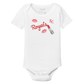 Kansas City Royals Lipstick Short Sleeve Snapper - Tiny Turnip