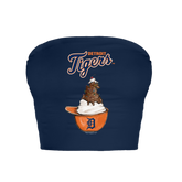Detroit Tigers Sundae Helmet Crop Tube Top