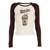 Chicago White Sox Latte Roxy Raglan Long Sleeve