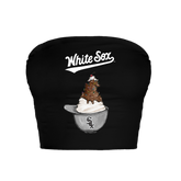 Chicago White Sox Sundae Helmet Crop Tube Top
