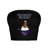 Colorado Rockies Sundae Helmet Crop Tube Top