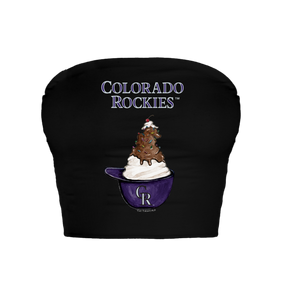 Colorado Rockies Sundae Helmet Crop Tube Top