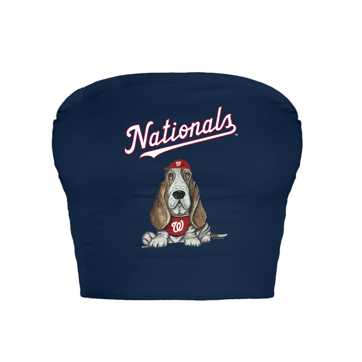 Washington Nationals Puddy Crop Tube Top