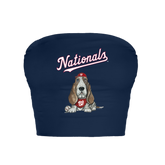 Washington Nationals Puddy Crop Tube Top