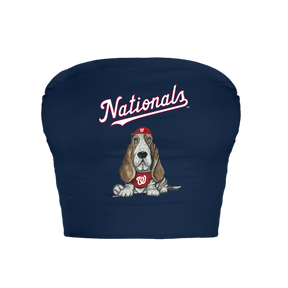 Washington Nationals Puddy Crop Tube Top