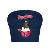 Cleveland Guardians Sundae Helmet Crop Tube Top