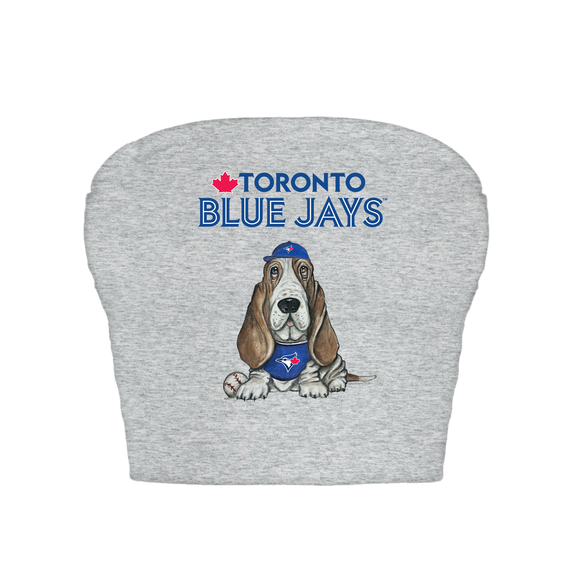 Toronto Blue Jays Puddy Crop Tube Top