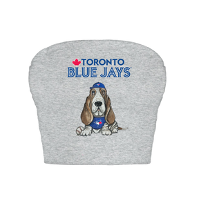 Toronto Blue Jays Puddy Crop Tube Top