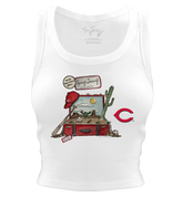 Cincinnati Reds Spring Training 2026 Crop Tank - Tiny Turnip