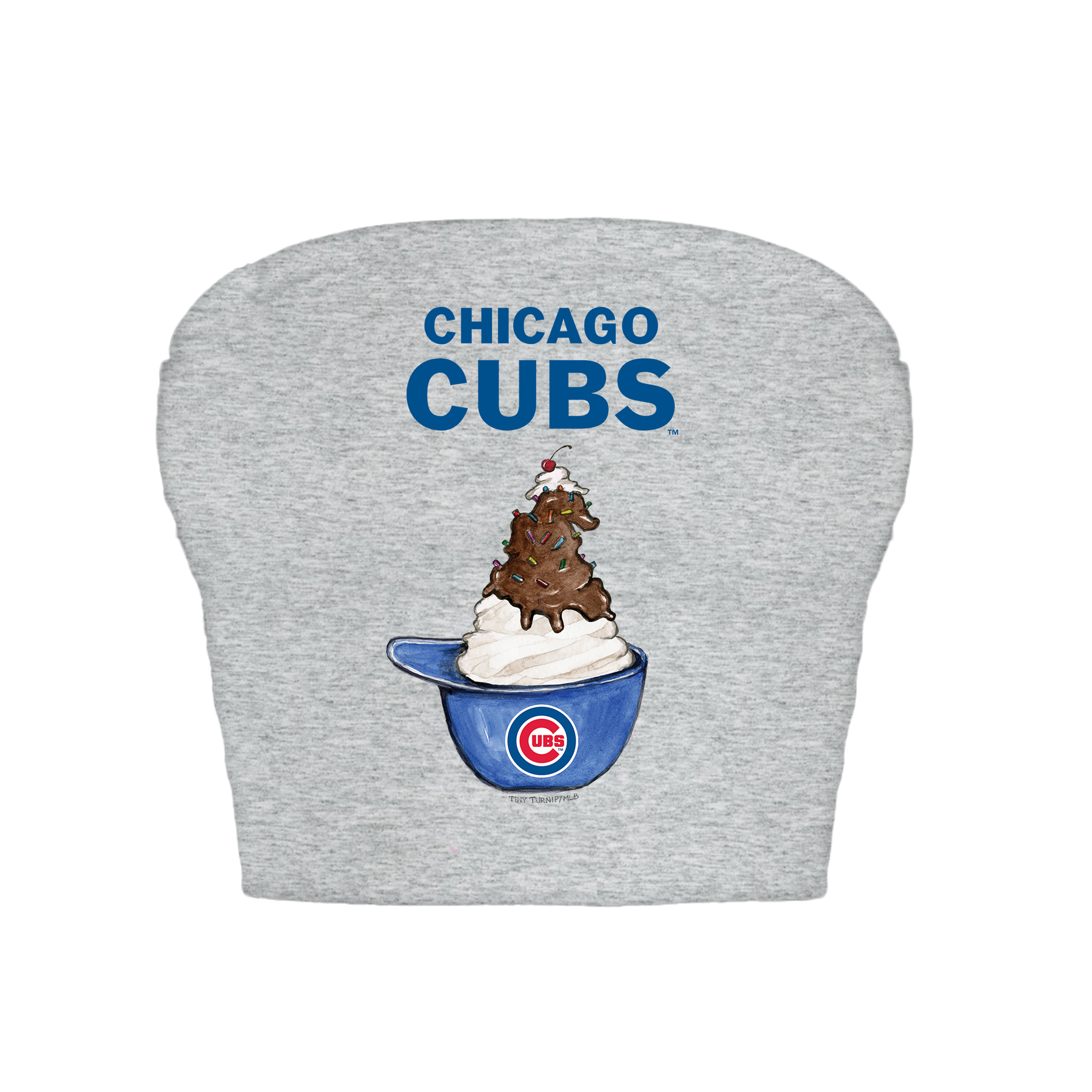 Chicago Cubs Sundae Helmet Crop Tube Top