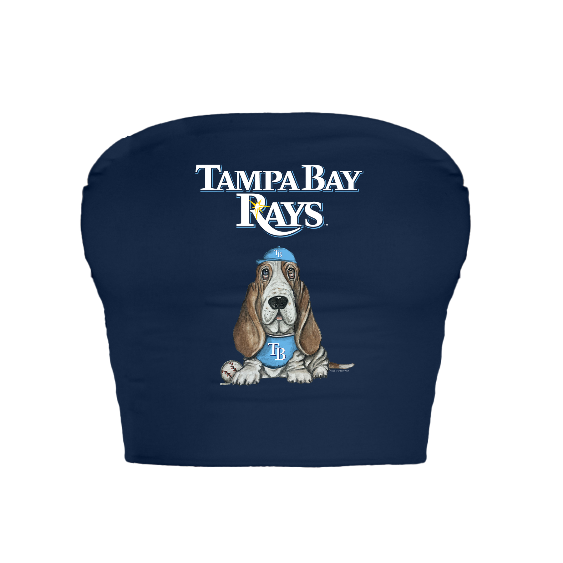 Tampa Bay Rays Puddy Crop Tube Top