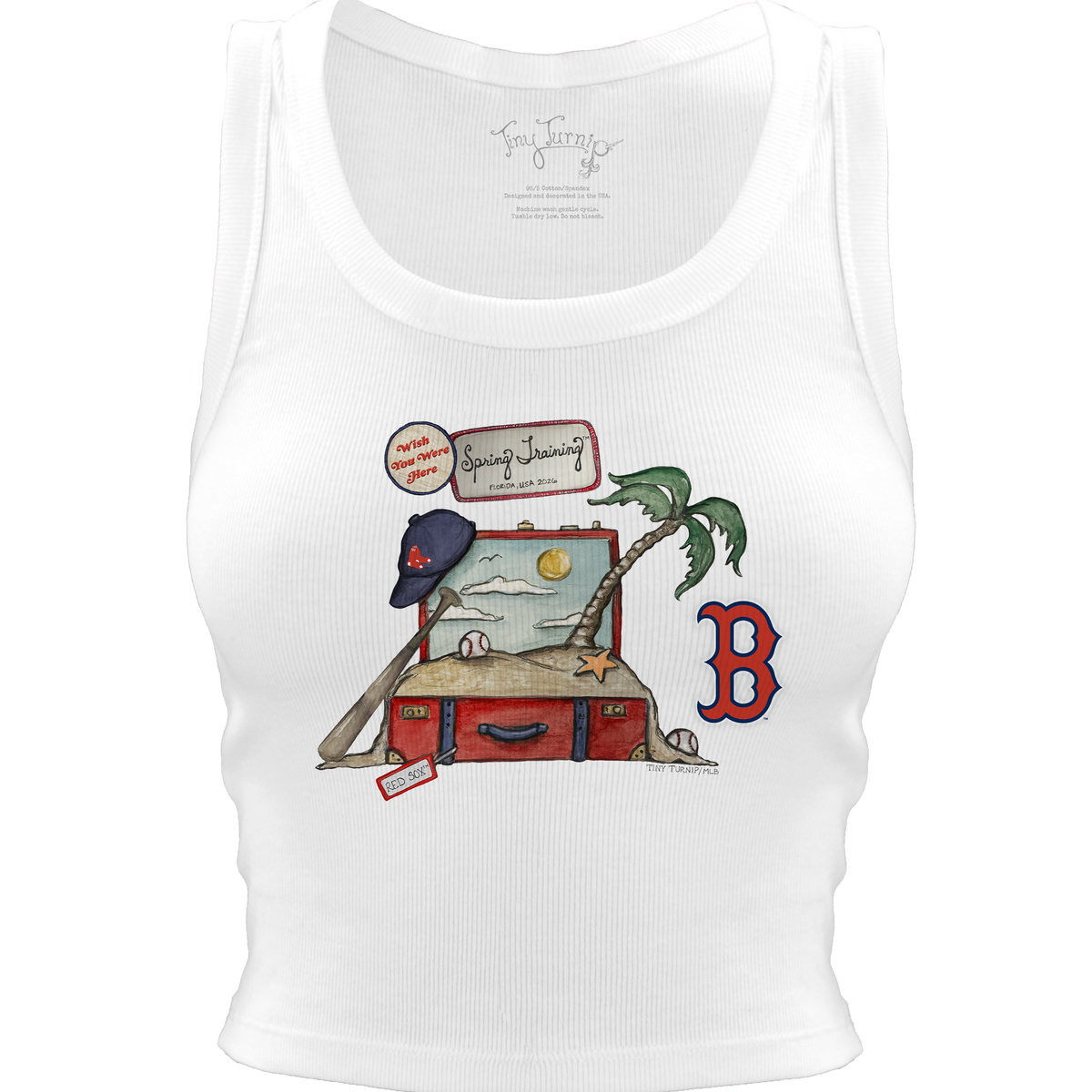 Boston Red Sox Spring Training 2026 Crop Tank– Tiny Turnip Boston Red Sox Spring Training 2026 Crop Tank– Tiny Turnip