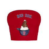 Boston Red Sox Sundae Helmet Crop Tube Top