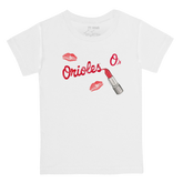 Baltimore Orioles Lipstick Kid's Tee Shirt - Tiny Turnip