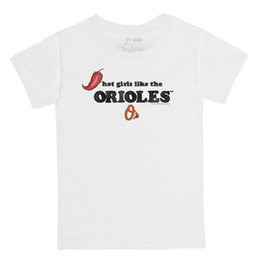 Baltimore Orioles Hot Girls Women's Baby Tee Shirt