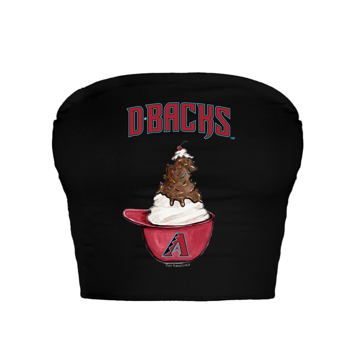 Arizona Diamondbacks Sundae Helmet Crop Tube Top