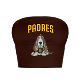 San Diego Padres Puddy Crop Tube Top