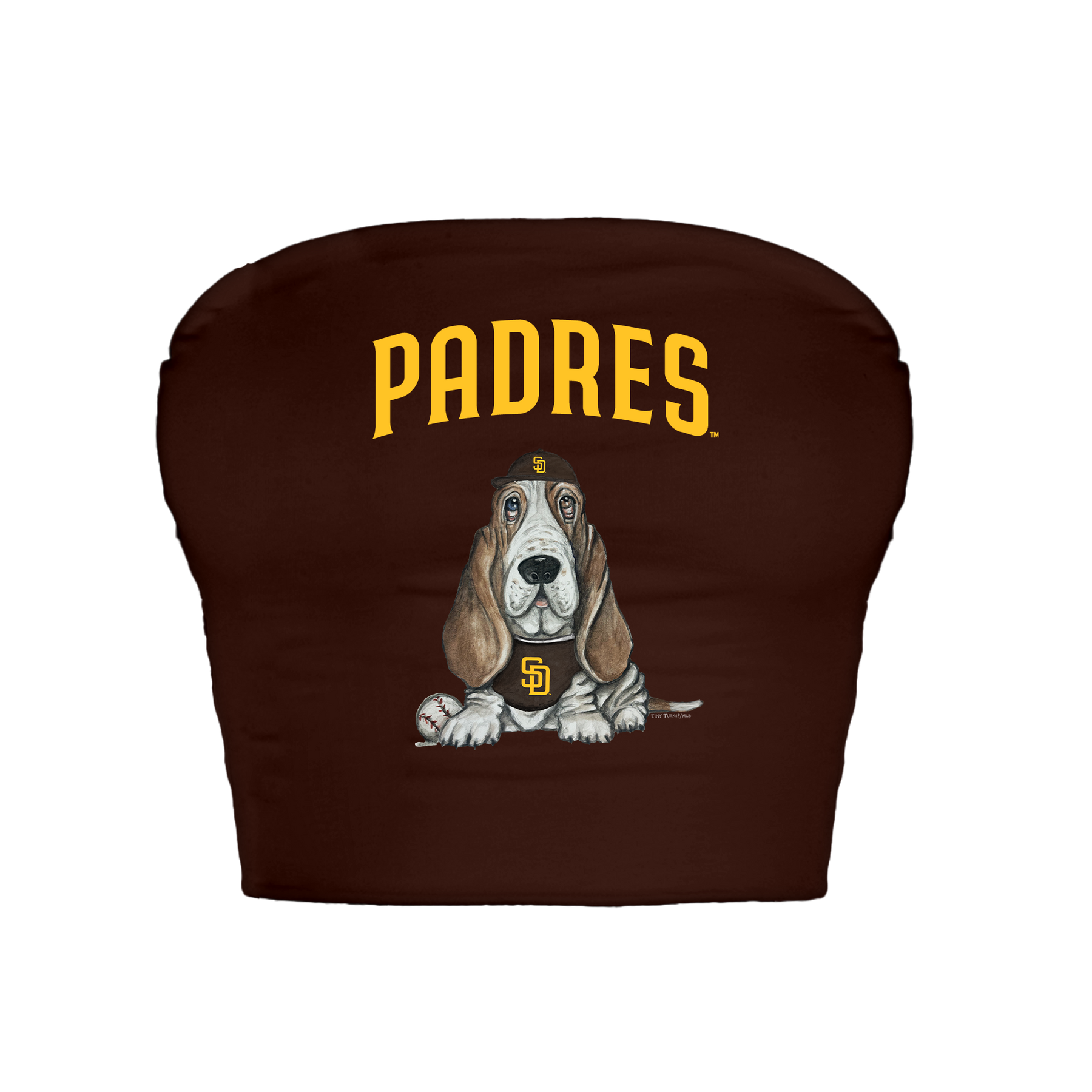 San Diego Padres Puddy Crop Tube Top