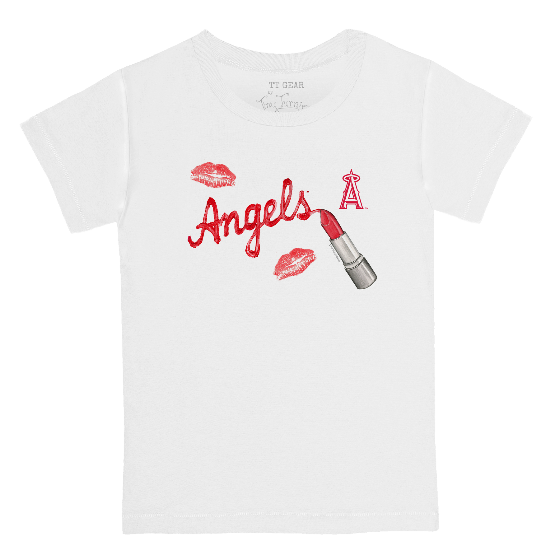 Los Angeles Angels Lipstick Kid's Tee Shirt - Tiny Turnip