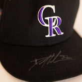 Colorado Rockies Dakota Hudson Signed Hat Auction