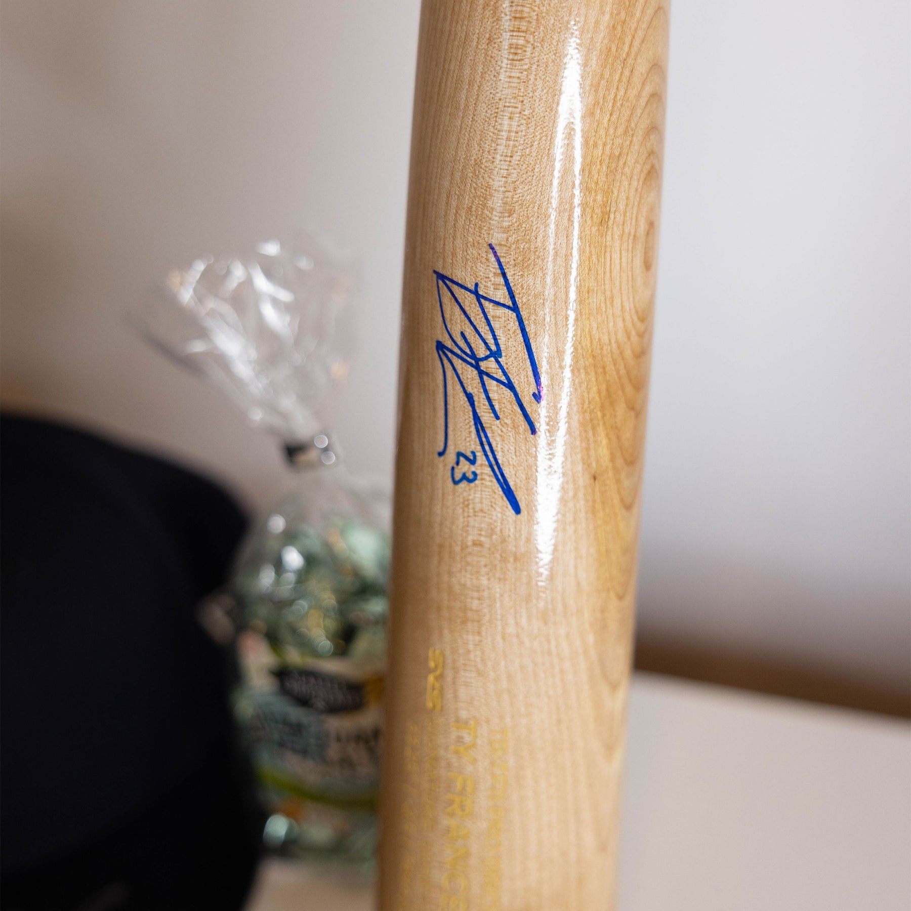 Cincinnati Reds Ty France Signed Bat Auction