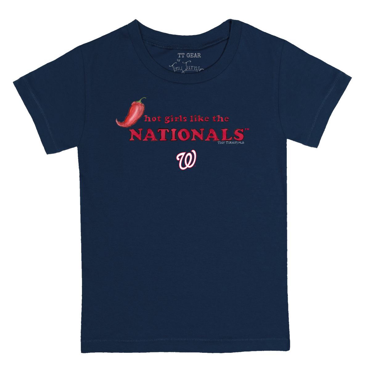 Washington Nationals Hot Girls Women's Baby Tee Shirt
