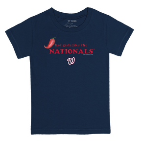 Washington Nationals Hot Girls Women's Baby Tee Shirt
