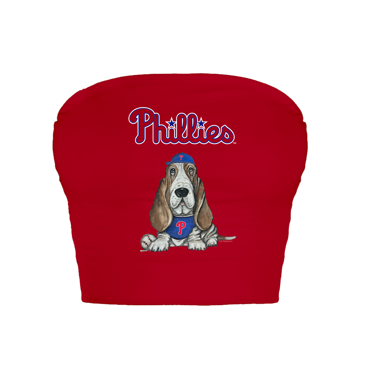 Philadelphia Phillies Puddy Crop Tube Top