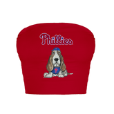 Philadelphia Phillies Puddy Crop Tube Top