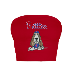 Philadelphia Phillies Puddy Crop Tube Top