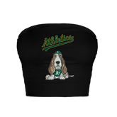 Oakland Athletics Puddy Crop Tube Top