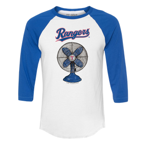 Texas Rangers Fan 3/4 Royal Blue Sleeve Raglan