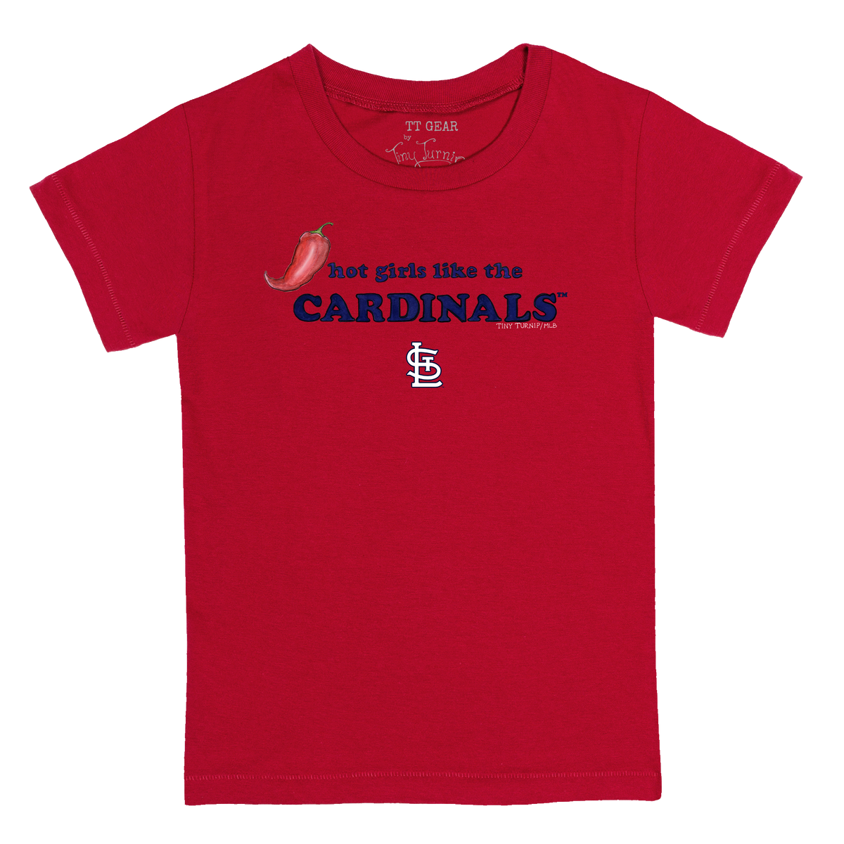 St. Louis Cardinals Hot Girls Women's Baby Tee Shirt