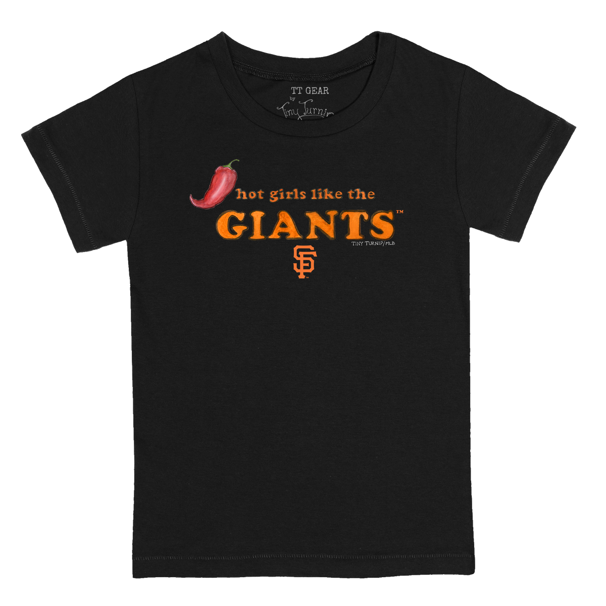San Francisco Giants Hot Girls Women's Baby Tee Shirt