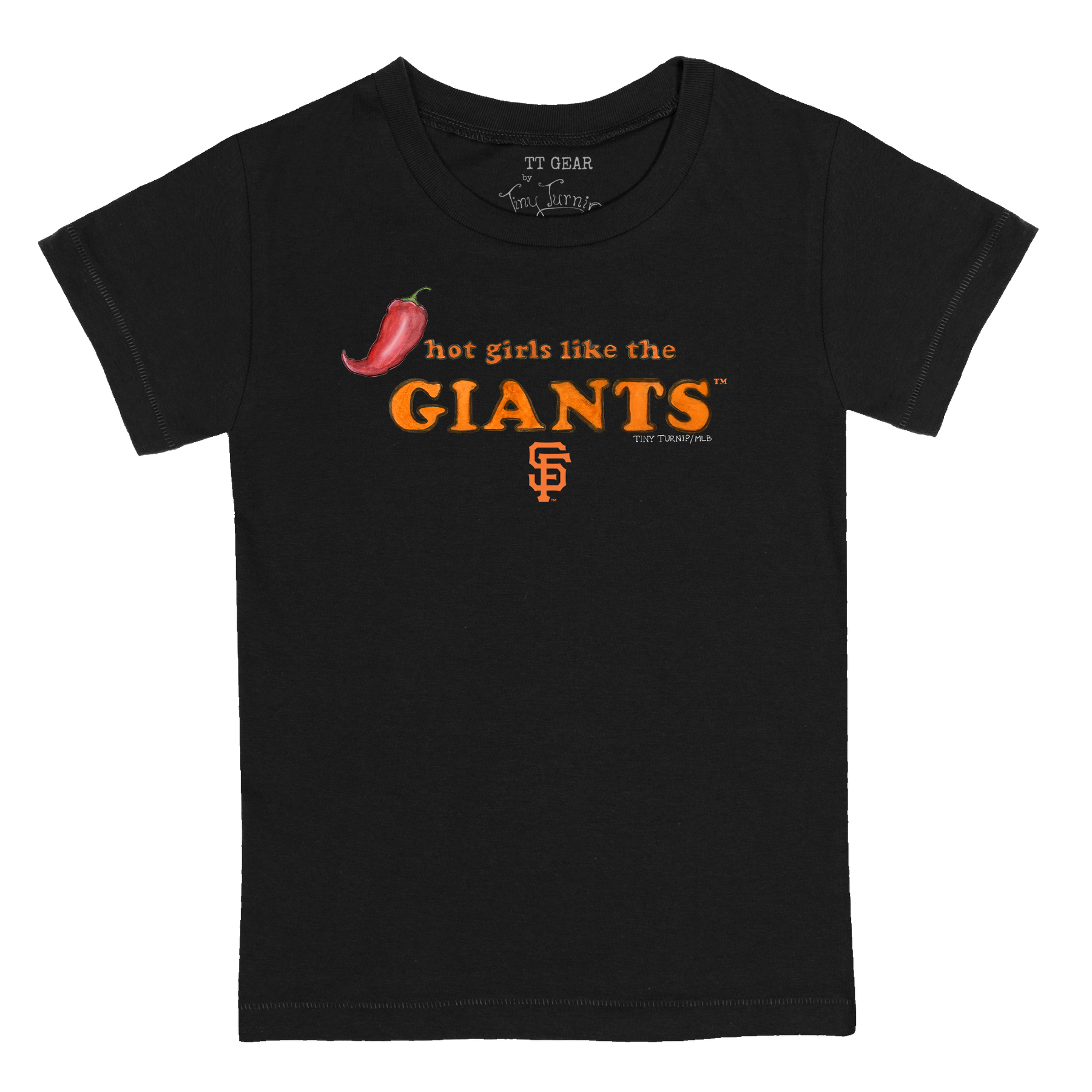 San Francisco Giants Hot Girls Women's Baby Tee Shirt