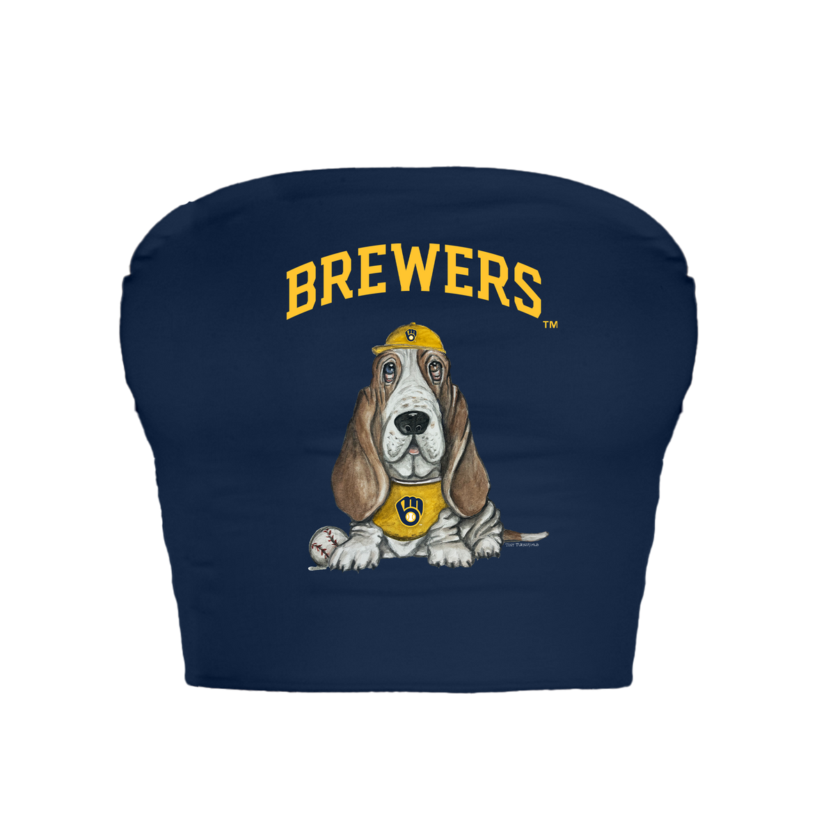Milwaukee Brewers Puddy Crop Tube Top