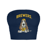 Milwaukee Brewers Puddy Crop Tube Top