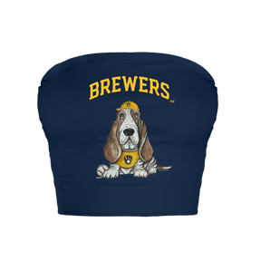 Milwaukee Brewers Puddy Crop Tube Top