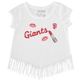 San Francisco Giants Lipstick Fringe Tee - Tiny Turnip